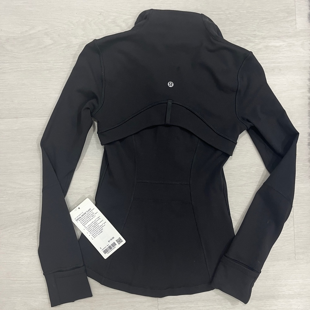 NWT Lululemon Design Jacket Luon Size 2 Black with